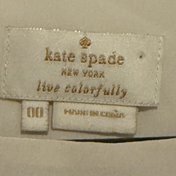 Kate Spade Live Colorfully Black and White Long Sleeve Silk Blouse - Picture 7 of 7